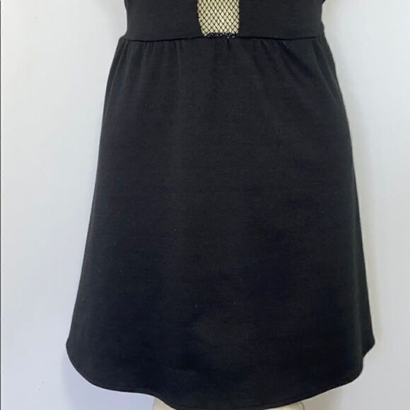 For Love & Lemons Dress"Lulu" Black Metallic Skater Dress Nwot Sz Sm - Picture 5 of 8